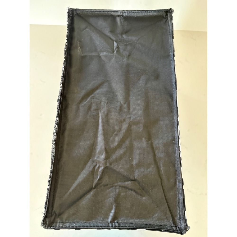 Thirty-One Fold N File Organizer Black White Paisley Storage Utility Tote Bag - Picture 6 of 7